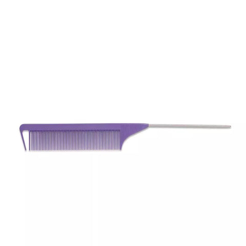 KySienn 22cm Tail Comb hair accessories Purple with silver tail